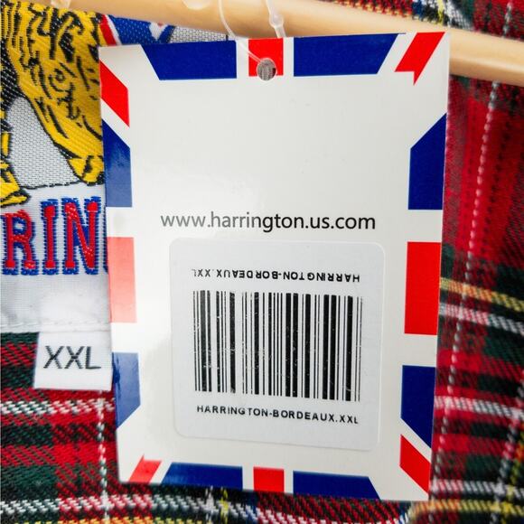 Harrington Windbreaker Jacket Flannel-Lined Burgundy Men’s XL Travel Layer - Picture 8 of 15